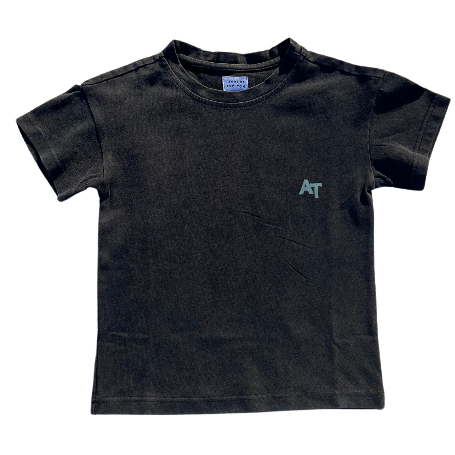 SKULL T-SHIRT | WASHED BLACK