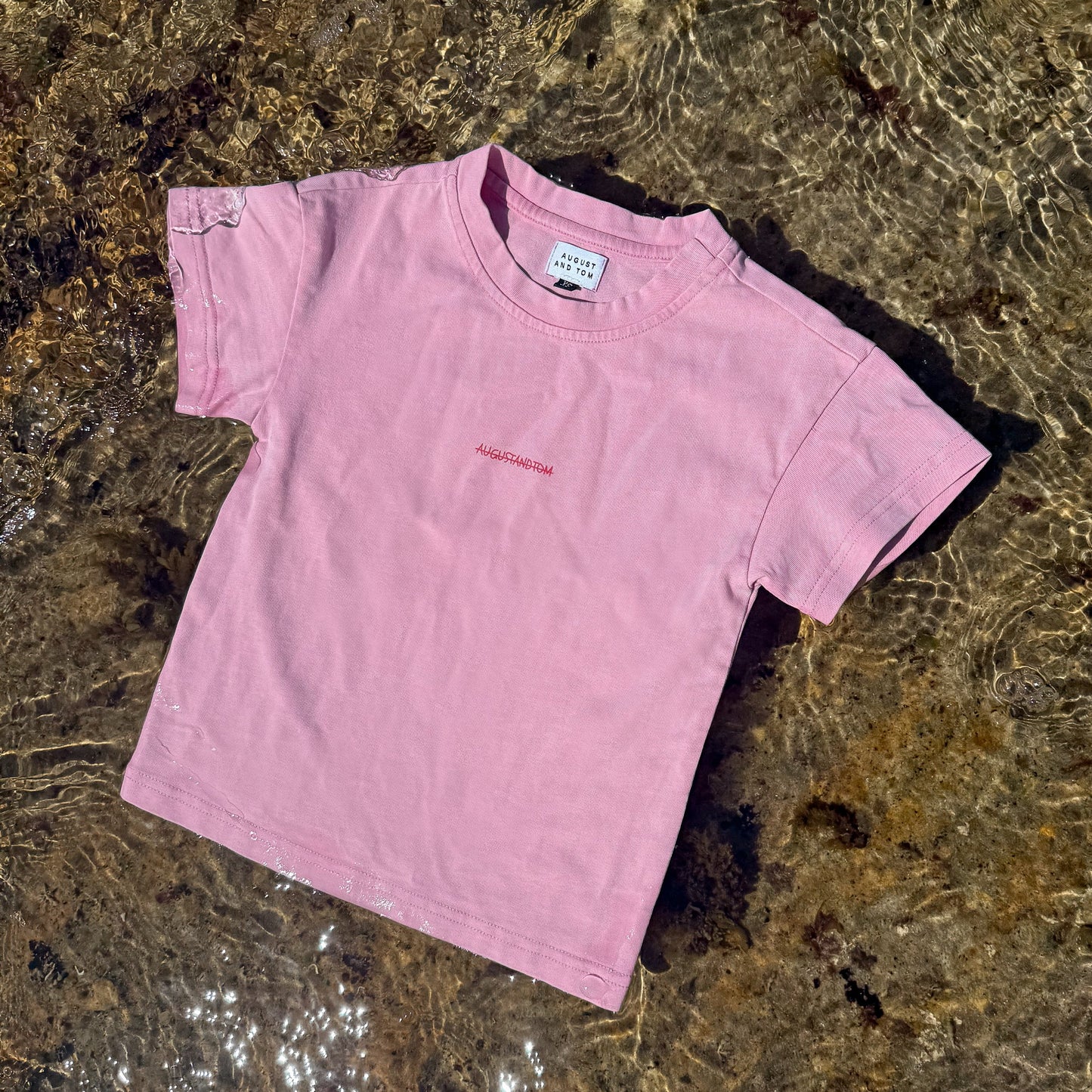 STRIKE OUT SS TEE | WASHED PINK