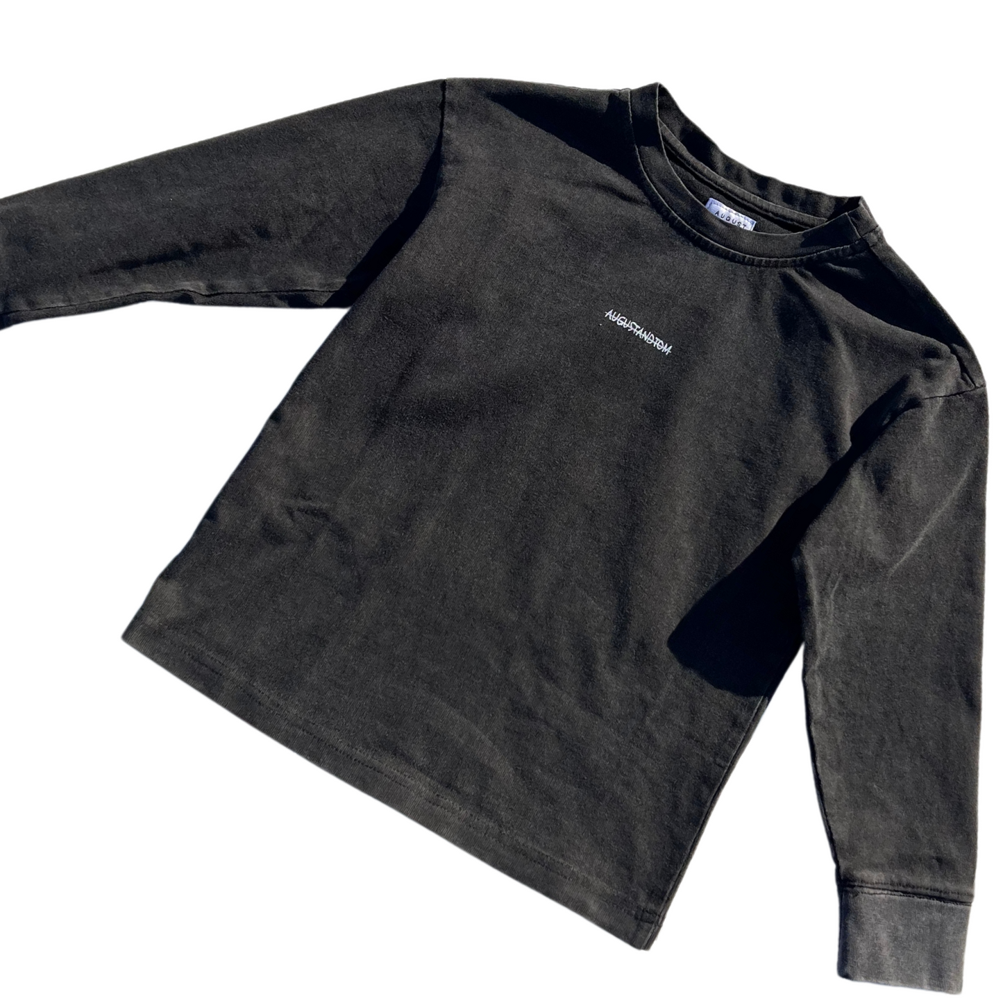 STRIKE OUT LS T-SHIRT | WASHED BLACK