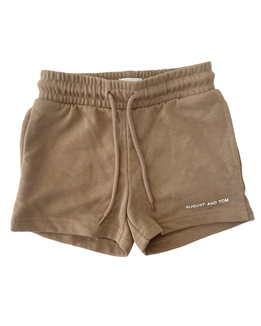 SWEAT SHORTS | CARAMEL