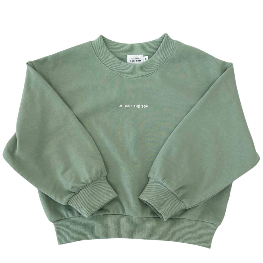 SWEAT CREW | SAGE GREEN