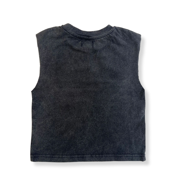 STAPLE LOGO SINGLET | WASHED BLACK